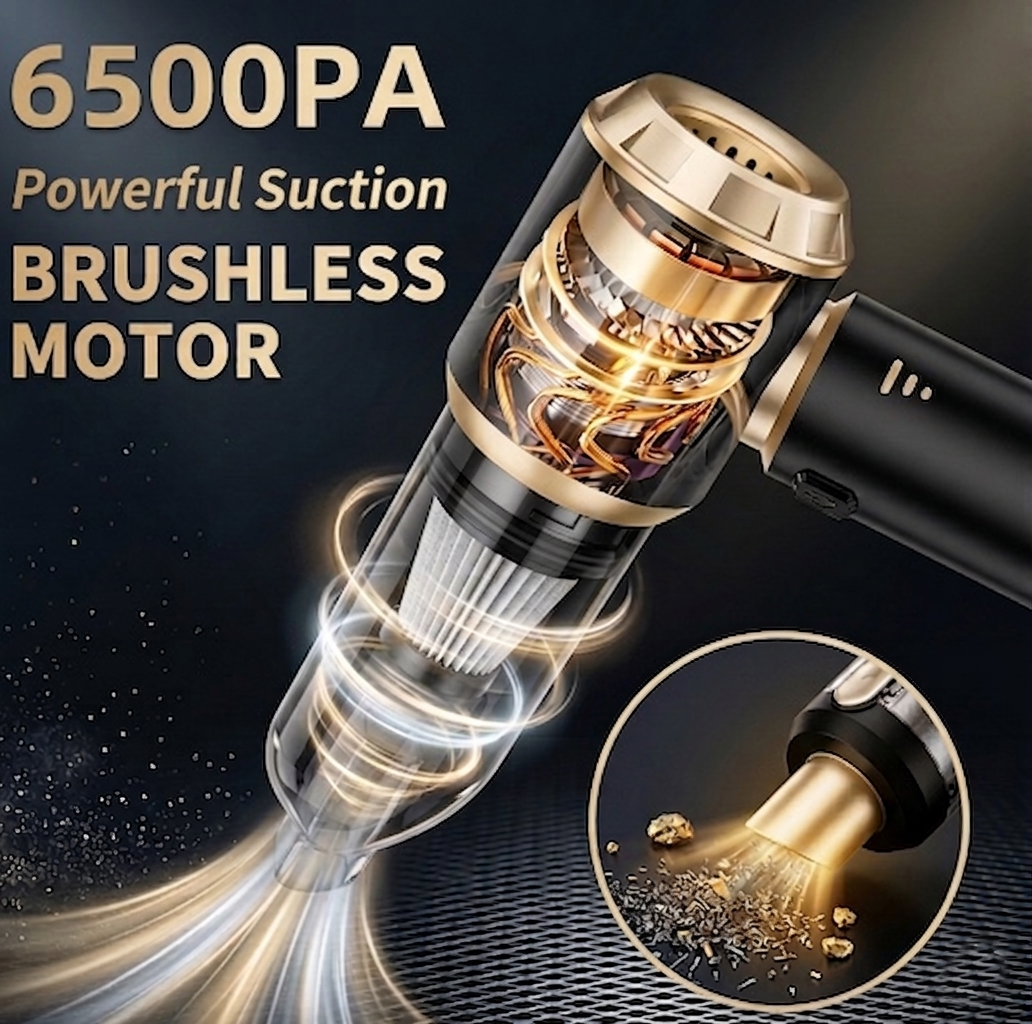 Car Vacuum Cleaner Cordless, Portable Handheld