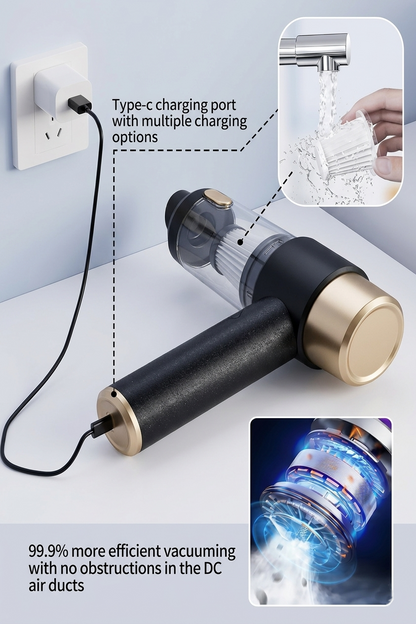 Car Vacuum Cleaner Cordless, Portable Handheld